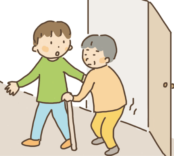 家族を気づかう子ども